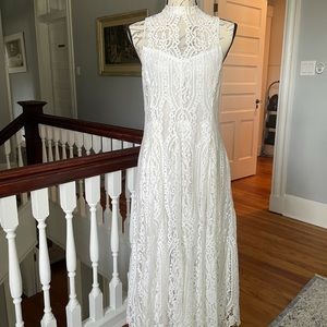 Free People lace midi dress